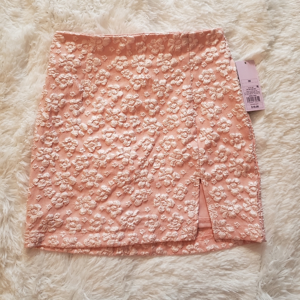 Wild Fable 00 Pink Floral Skirt